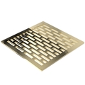Newport Brass 6" Square Shower Drain in French Gold (Pvd) 233-606/24A